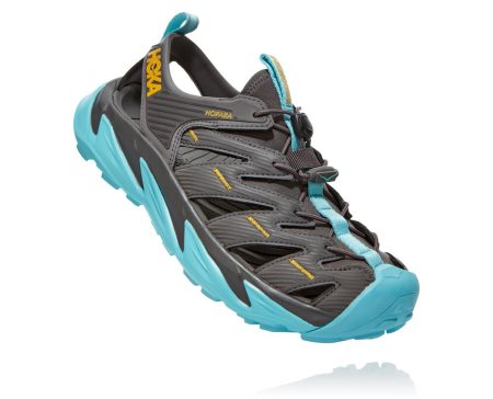 Hoka One One Hopara Ženske Sandali Temno Siva / Modra SI-963407H